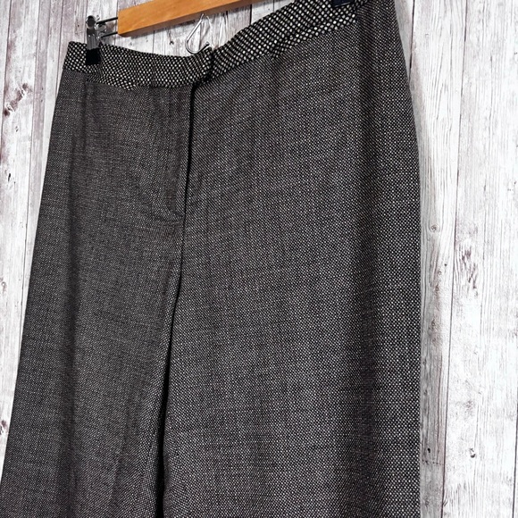 Piazza Sempione Brown Wool Tweed Dress Pants - Picture 2 of 6